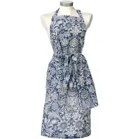 Klippan Yllefabrik Sunflower schort Dark denim