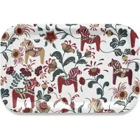 Arvidssons textil Leksand dienblad 21x33 cm Jubileumeditie 30 jaar
