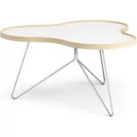Swedese Flower tafel 84 x 90cm H45cm Berk gelakt