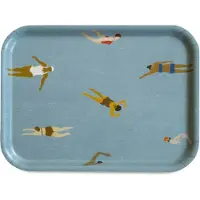 Fine Little Day Swimmers dienblad 20x27 cm Blauw