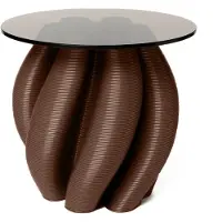 Ekbacken Studios Water lily bijzettafel Ø50 cm Chocolate