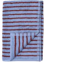 Scandi Living Drift badhanddoek 70x140 cm Blauw-rood