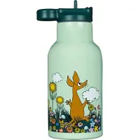 Muumi Moomin Meadow waterfles 34 cl Groen