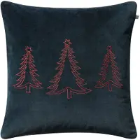 Chhatwal & Jonsson Pine Tree kussenhoes 50x50 cm Sea blue