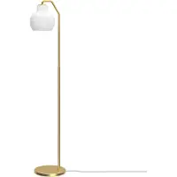 Louis Poulsen - VL Ring Crown vloerlamp wit/messing E14