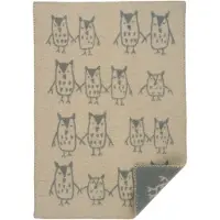 Klippan Yllefabrik Hand in hand babydeken 65x90 cm Greige