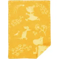 Klippan Yllefabrik Moomin winterland babydeken 65x90 cm Winters zon