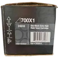 Lexmark 702XK (70C2XK0) toner zwart extra hoge capaciteit (origineel)