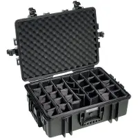 B&W Outdoor.cases Type 6500 zwart / verdeler