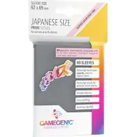 GameGenic Japanese Sized Sleeves 62x89mm Donker Grijs (60 stuks)