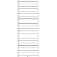 LuxeBath Badkamerradiator Sahara 750 x 1800 mm Wit gebogen met middenaansluiting