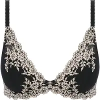 Wacoal Voorgevormde bh Embrace Lace | Maat: 70F | Kleur: Zwart