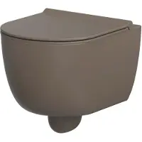 Xenz Gio randloos toilet 52cm met vortexspoeling coffee mat