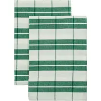 Nicolas Vahé Chef keukendoek 50x70 cm Groen-wit