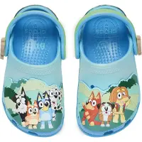Crocs Open schoenen 'Bluey' lichtblauw / lichtgroen / oranje / wit