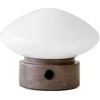 &tradition Mist AP21 draagbare lamp 12 cm Grigio Caldo-opal glass