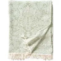 Klippan Yllefabrik Sunflower katoenen plaid 140x200 cm Groen