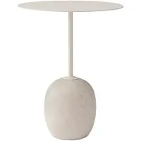 &tradition Lato tafel LN8 Ivory white-Crema diva marble