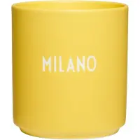 Design Letters favoriete mok International 25 cl Milano-yellow