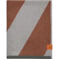 Mette Ditmer Diagonal gastenhanddoek 40x55 cm 2-pack Baksteen