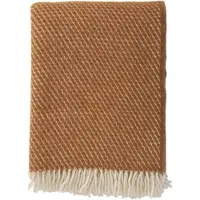Klippan Yllefabrik Velvet wollen deken Mocha mousse