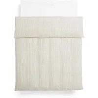 HAY Dekbedovertrek Fineline Duvet Cover Ivory-150 x 210 cm