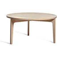 Mavis Höllviken salontafel Ø80 cm eik witgepigmenteerd