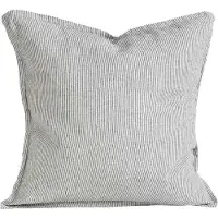 Tell Me More Washed linen kussenhoes 50 x 50 cm. Pinstripe