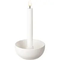 Scandi Living Valley kandelaar Ø12 cm Wit