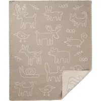 Klippan Yllefabrik In the woods kinderdeken 70x90 cm Beige