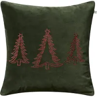 Chhatwal & Jonsson Pine Tree kussenhoes 50x50 cm Forest green