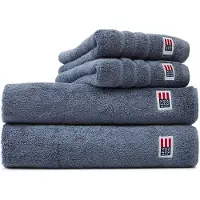 Lexington Home Icons Original handdoek 50x70 cm Steel Blue