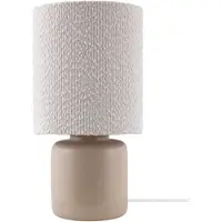 Globen Lighting Tafellampe , Florian, Wit, Woonkamer, Stof