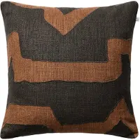 Chhatwal & Jonsson Sikkim kussenhoes 50x50 cm Taupe-Dark Brown