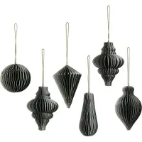 Broste Copenhagen Christmas mix kersthanger 6-pack Thyme