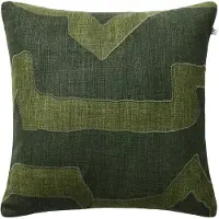 Chhatwal & Jonsson Sikkim kussenhoes 50x50 cm Forest Green-Green