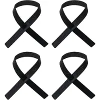 Lind DNA Servethouder Loop Hippo Black-Anthracite (Set van 4)
