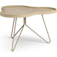Swedese Flower mono tafel 62 x 66cm H39 Gelakt eiken-nutmeg RAL1019
