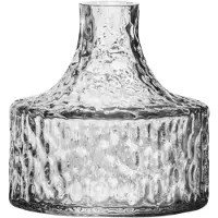 Skrufs Glasbruk Kolonn vaas structuur 11 cm