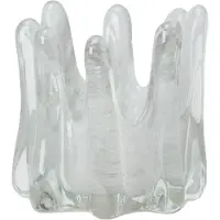 Olsson & Jensen Helix waxinelichtjeshouder Ø14 cm Lichtgrijs