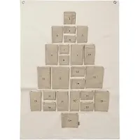 Ferm Living Pine adventskalender Maxi, 90x125 cm