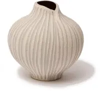 Lindform Line vaas Sand white stone stripe, medium