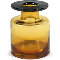 Serax Wind & Fire vaas 22 cm Amber-black