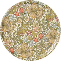 Klippan Yllefabrik Golden Lily rond dienblad Ø38 cm Multi
