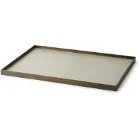 Gejst Frame dienblad large 35,5x50,6 cm Gerookt eikenhout-grijs