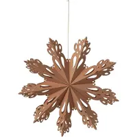Broste Copenhagen Snowflake kerstdecoratie Indian tan Ø30 cm