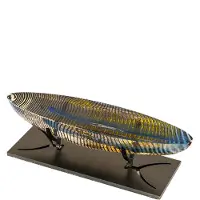 Kosta Boda BV Caspar Boat glassculptuur Helder