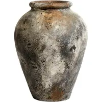 Muubs Echo pot h50 cm Ø37 cm Roest-grijs