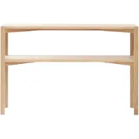 1898 Anton consoletafel 35x125 cm Witgepigmenteerd eikenhout