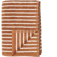 Scandi Living Drift handdoek 50x70 cm Bruin-wit